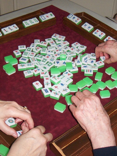 Mahjong board